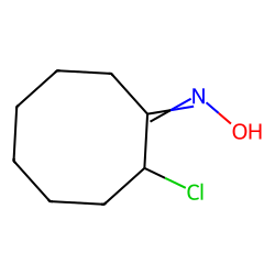 2-Chlorocyclooctanone, oxime