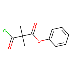 Dimethylmalonic acid, monochloride, phenyl ester