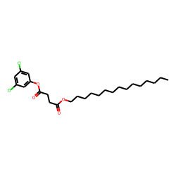 Succinic acid, 3,5-dichlorophenyl pentadecyl ester