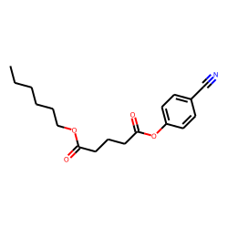 Glutaric acid, 4-cyanophenyl hexyl ester