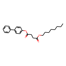 Succinic acid, 4-biphenyl octyl ester