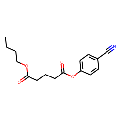 Glutaric acid, butyl 4-cyanophenyl ester