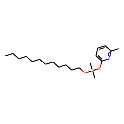 Silane, dimethyl(6-methylpyrid-2-yloxy)dodecyloxy