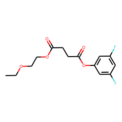 Succinic acid, 3,5-difluorophenyl 2-ethoxyethyl ester