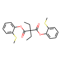 Diethylmalonic acid, di(2-methylthiophenyl) ester