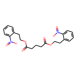 Glutaric acid, di(2-(2-nitrophenyl)ethyl) ester