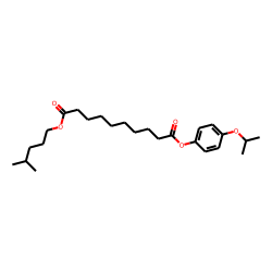 Sebacic acid, isohexyl 4-isopropoxyphenyl ester