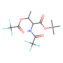 L-Threonine, N-(trifluoroacetyl)-, trimethylsilyl ester, trifluoroacetate (ester)
