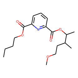 2,6-Pyridinedicarboxylic acid, butyl 5-methoxy-3-methylpent-2-yl ester