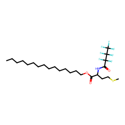 L-Methionine, N-heptafluorobutyryl-, pentadecyl ester