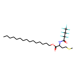 l-Methionine, n-heptafluorobutyryl-, pentadecyl ester
