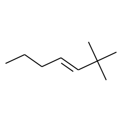 2,2-Dimethyl-3-heptene trans