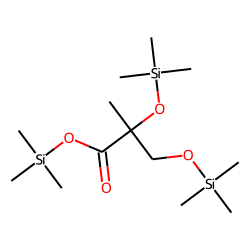 Propanoic acid, 2-methyl-2,3-bis[(trimethylsilyl)oxy]-, trimethylsilyl ester