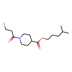 Isonipecotic acid, N-(3-chloropropionyl)-, isohexyl ester