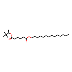 Adipic acid, 3,3-dimethylbut-2-yl tetradecyl ester