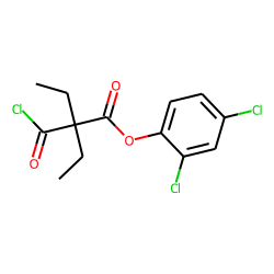 Diethylmalonic acid, monochloride, 2,4-dichlorophenyl ester