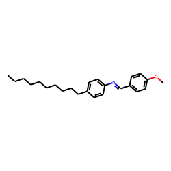 p-Methoxybenzylidene p-decylaniline