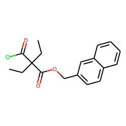 Diethylmalonic acid, monochloride, 2-naphthylmethyl ester