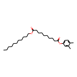 Sebacic acid, 3,4-dimethylphenyl undecyl ester