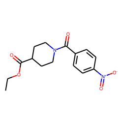 Isonipecotic acid, N-(4-nitrobenzoyl)-, ethyl ester