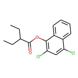 2-Ethylbutyric acid, 2,4-dichloronaphth-1-yl ester