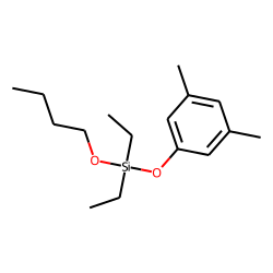 Silane, diethyl(3,5-dimethylphenoxy)butyloxy-