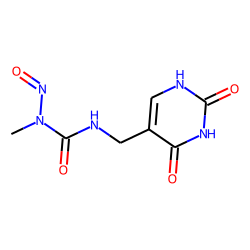Urea, 1-methyl-1-nitroso-3-[(1,2,3,4-tetrahydro-2,4-dioxo-5-pyrimidinyl)methyl-