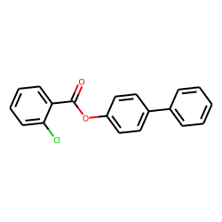 2-Chlorobenzoic acid, 4-biphenyl ester