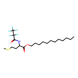 L-Methionine, N-pentafluoropropionyl-, dodecyl ester