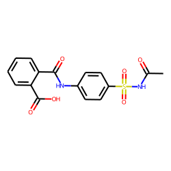 Benzoic acid, 2-[[[4-[(acetylamino)sulfonyl]phenyl]amino]carbonyl]-