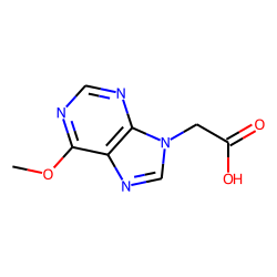 9H-purine-9-acetic acid, 6-methoxy-