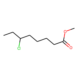 6-Chlorooctanoic acid, methyl ester