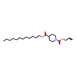 Isonipecotic acid, N-allyloxycarbonyl-, dodecyl ester