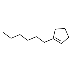 Cyclopentene,1-hexyl-