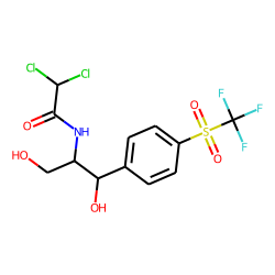 Acetamide, 2,2-dichloro-n-[beta-hydroxy-alpha-(hydroxymethyl)-p-[(trifluoromethyl)sulfonyl]-phenethyl]-, threo-
