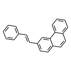 1-Phenyl-2-(3-phenathryl)ethylene, trans