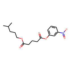 Glutaric acid, isohexyl 3-nitrophenyl ester
