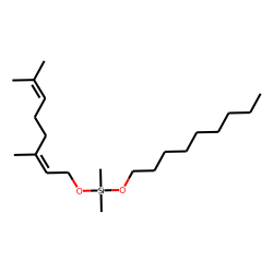 Silane, dimethyl(trans-3,7-dimethyl-2,6-octadien-1-yloxy)nonyloxy-