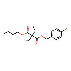 Diethylmalonic acid, 4-bromobenzyl butyl ester