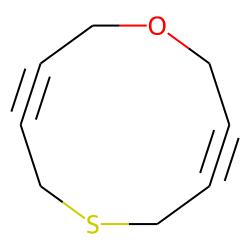 1-Oxa-6-thiacyclodeca-3,8-diyne