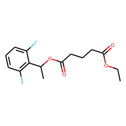 Glutaric acid, 1-(2,6-difluorophenyl)ethyl ethyl ester