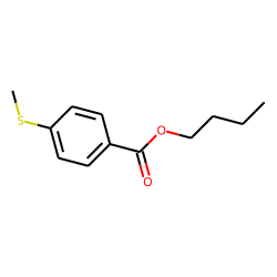 Benzoic acid, 4-(methylthio)-, butyl ester