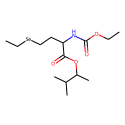 Selenoethionine, N(O,S)-ethoxycarbonyl, (S)-(+)-3-methyl-2-butyl ester