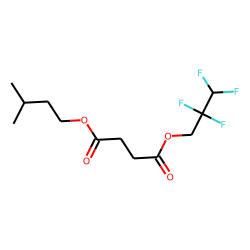 Succinic acid, 3-methylbutyl 2,2,3,3-tetrafluoropropyl ester