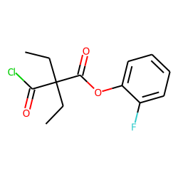 Diethylmalonic acid, monochloride, 2-fluorophenyl ester