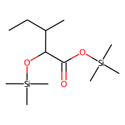 Pentanoic acid, 3-methyl-2-[(trimethylsilyl)oxy]-, trimethylsilyl ester