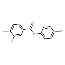 3,4-Difluorobenzoic acid, 4-chlorophenyl ester