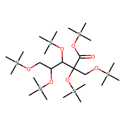 2-C-(Hydroxymethyl)pentonic acid, hexakis-TMS
