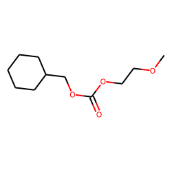 Carbonic acid, 2-methoxyethyl cyclohexylmethyl ester