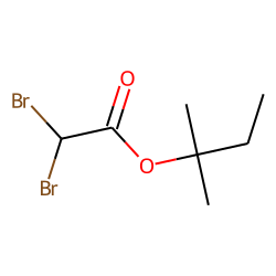 Acetic acid, dibromo, 1,1-dimethylpropyl ester